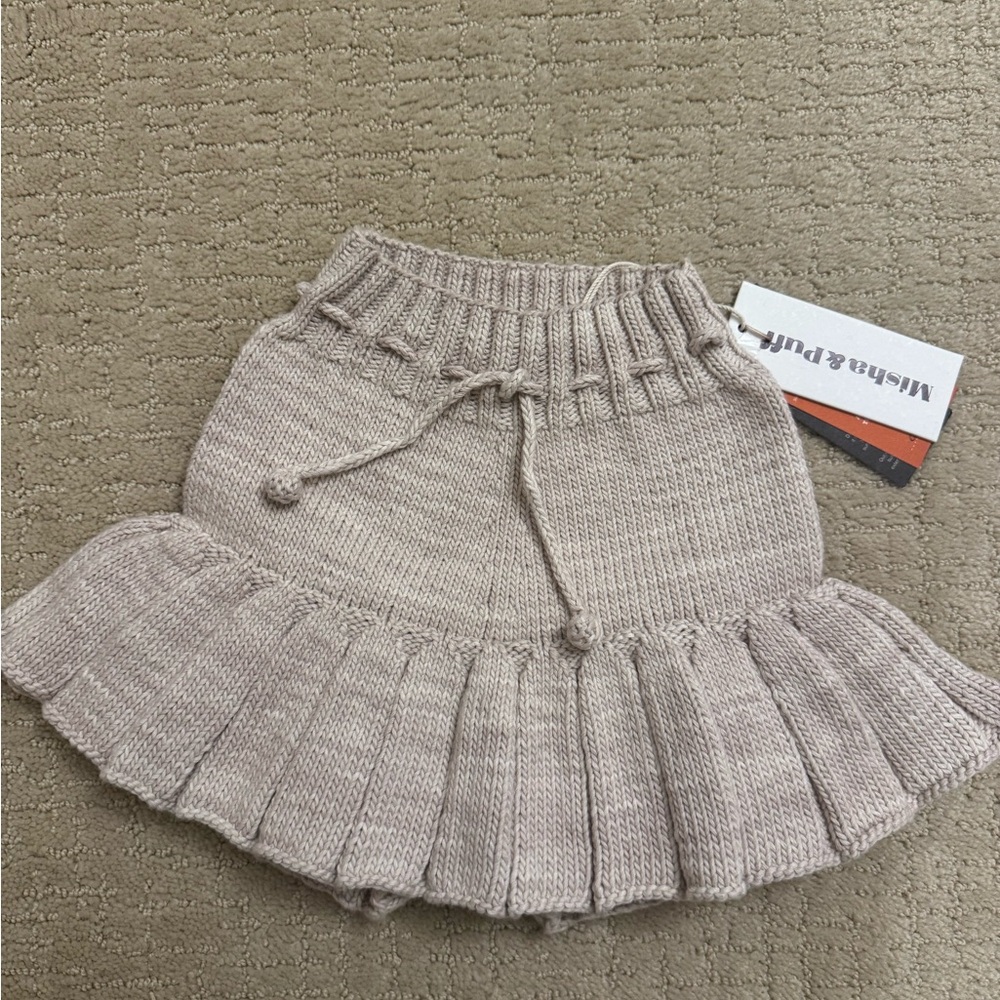 Misha and Puff light purple Knit Skort in size 6-7 years